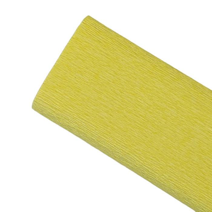 90g crepe paper - lemon yellow 371 - 25 cm x 1.50 m