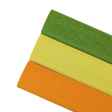 90g crepe paper - lemon yellow 371 - 25 cm x 1.50 m