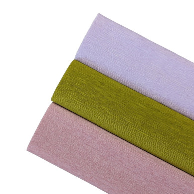 Papier crépon 90g - Vert jaune 351 - 25 cm x 1,50 m