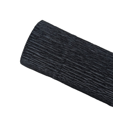 Crêpepapier - Zwart 902 - 25 cm x 1,25 m - 140 g