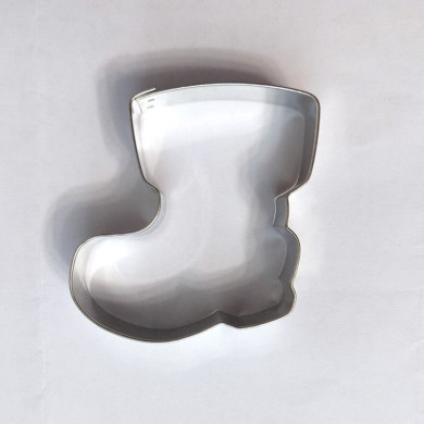 Cookie cutter Santa's boot