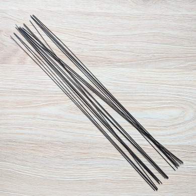 copy of 20 thin stems 30 cm for metal flowers 0.8mm