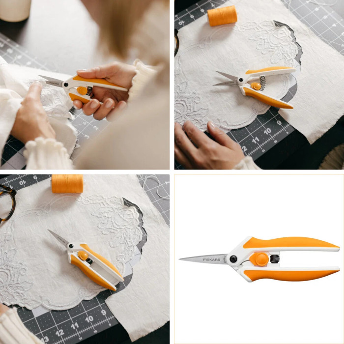 Ciseaux Fiskars Soft Touch Micro tip 15 cm Ambidextre