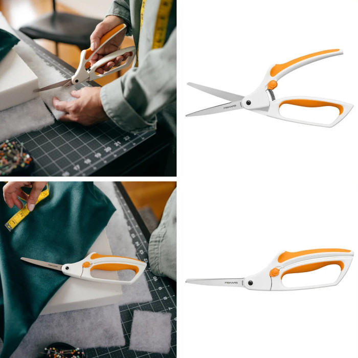 Fiskars EasyAction Softgrip scissors 26 cm white 1059564