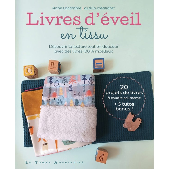 Livres d'éveil en tissu - Créations de livres 100% moelleux