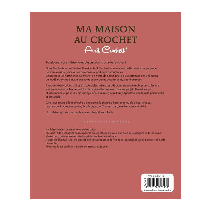 Livre Ma maison au crochet - Avril crochett