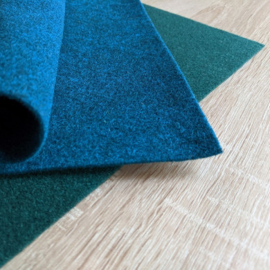 copy of Duck blue wool felt coupon 30 x 30 cm