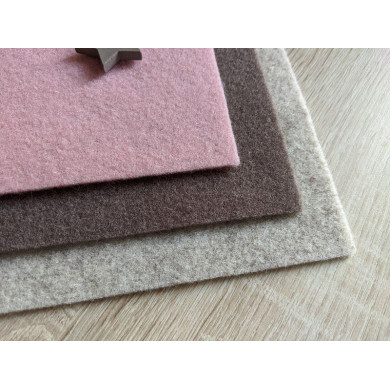 Petal wool felt coupon 30 x 30 cm